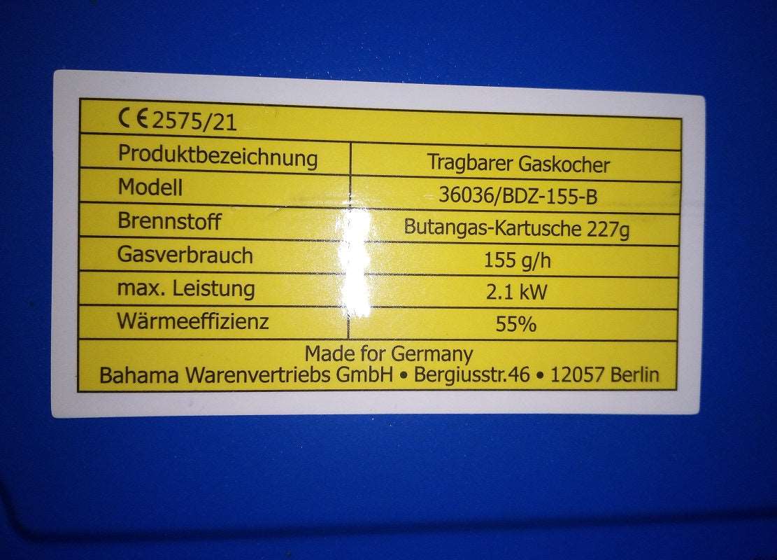 B-Camping Gaskocher / Campingkocher