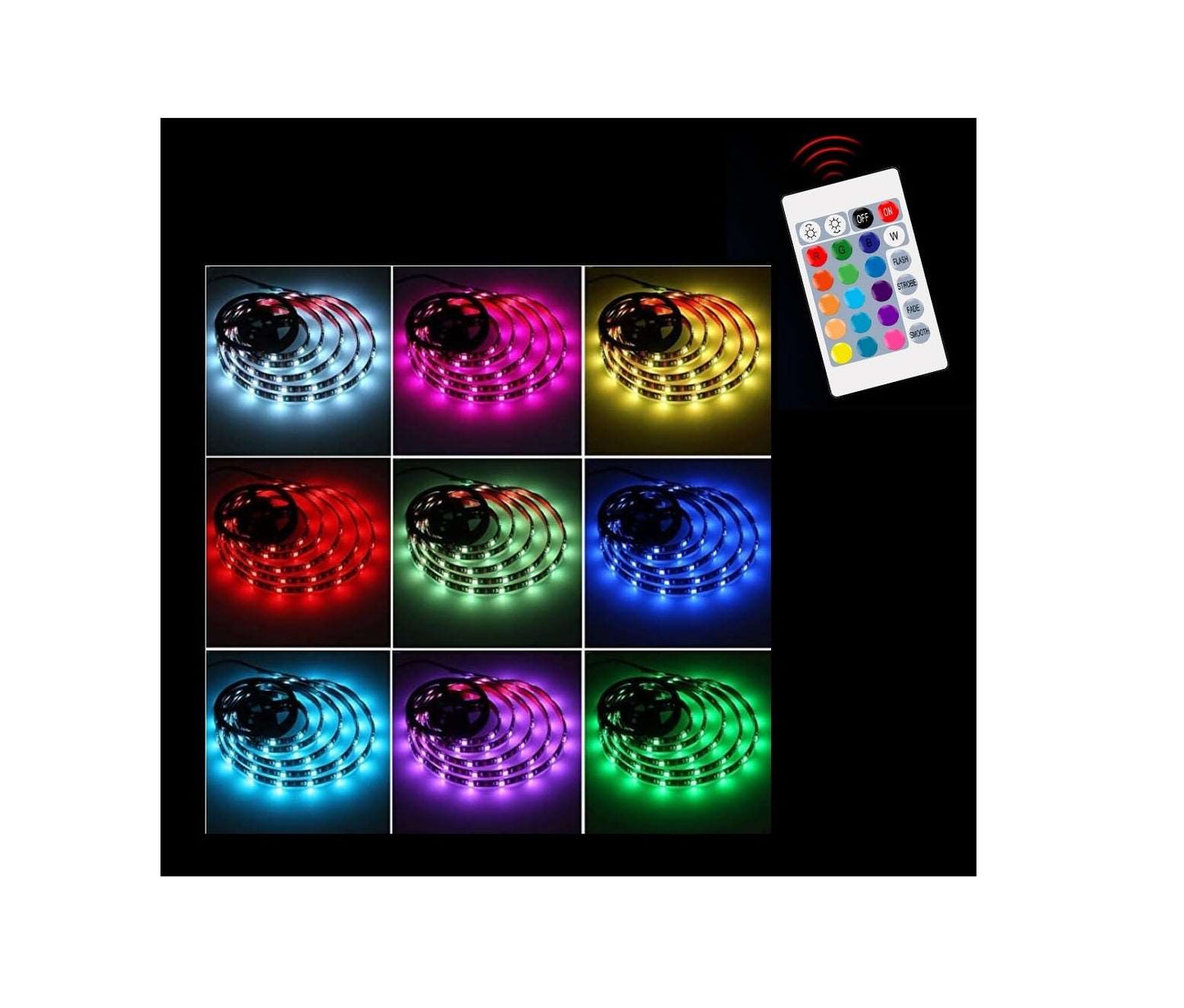 LED Strip RGB Farbwechsel mit 60 LED's (5 Meter)