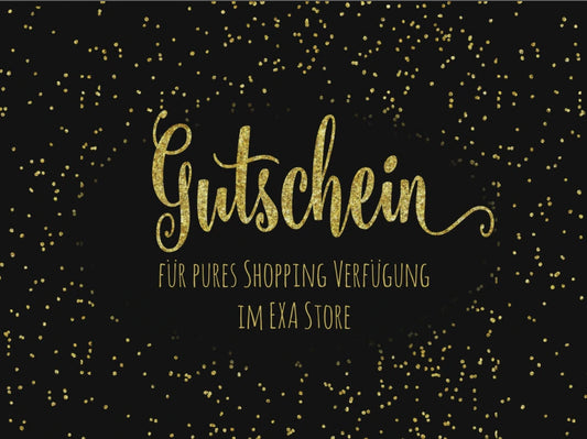 Online Geschenkgutschein, sofort verfügbarer Code per E-Mail