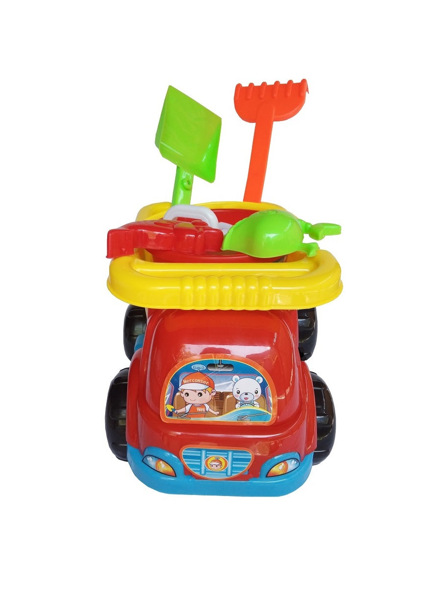 Sandspielzeug Lastwagen 7-teilig
