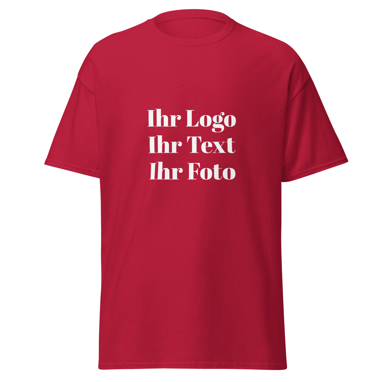 Unisex T-Shirt mit eigenem Aufdruck