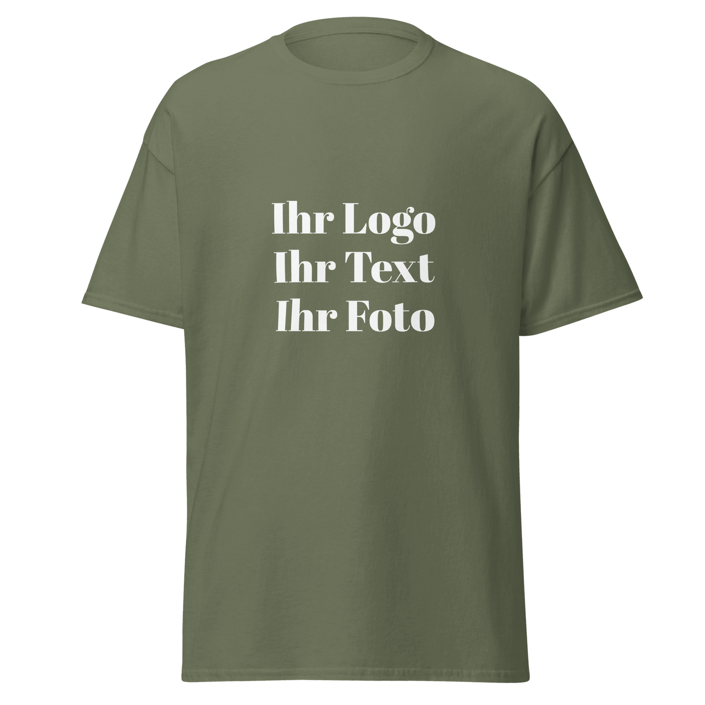 Unisex T-Shirt mit eigenem Aufdruck