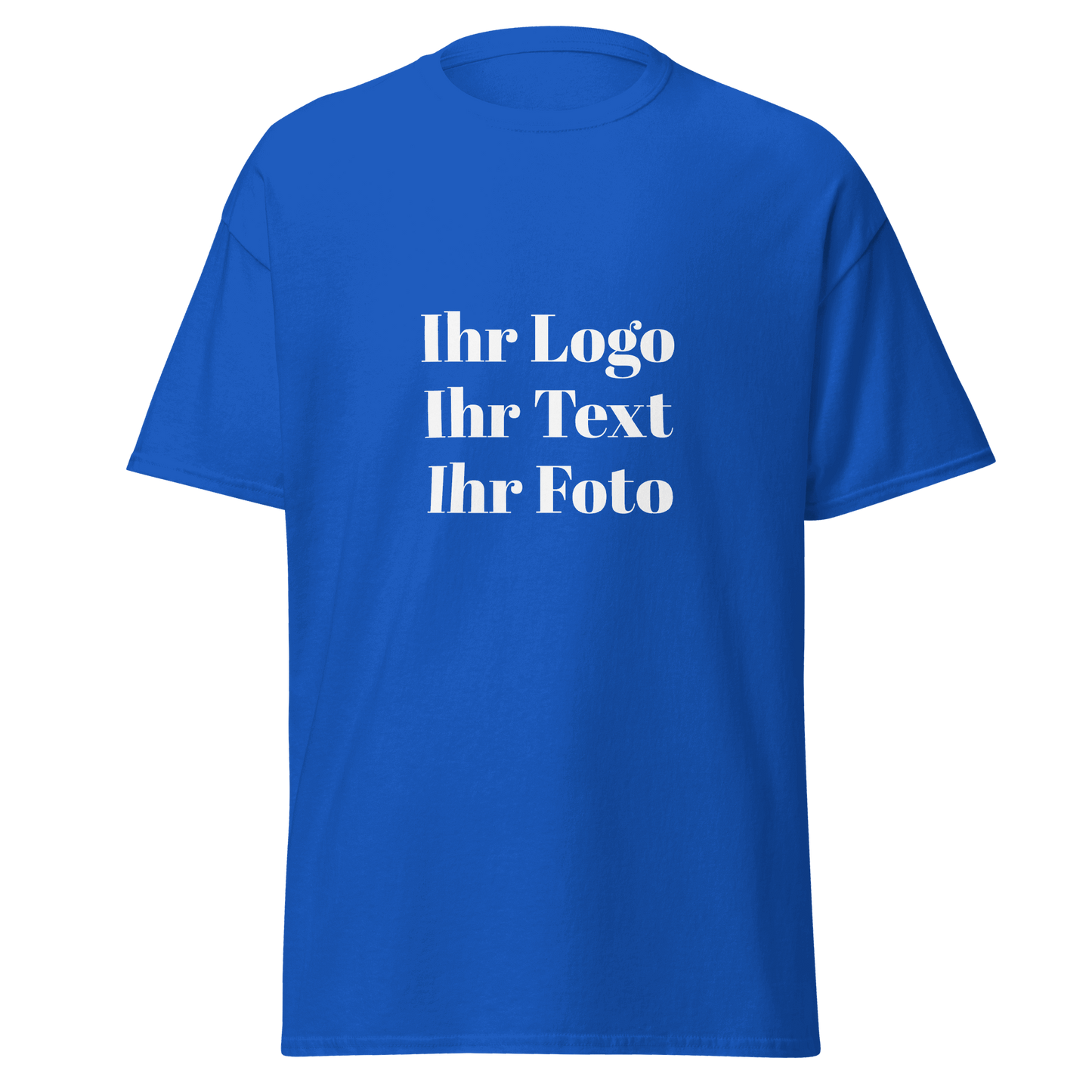 Unisex T-Shirt mit eigenem Aufdruck