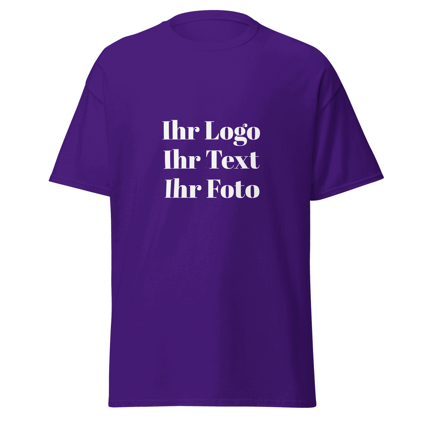 Unisex T-Shirt mit eigenem Aufdruck