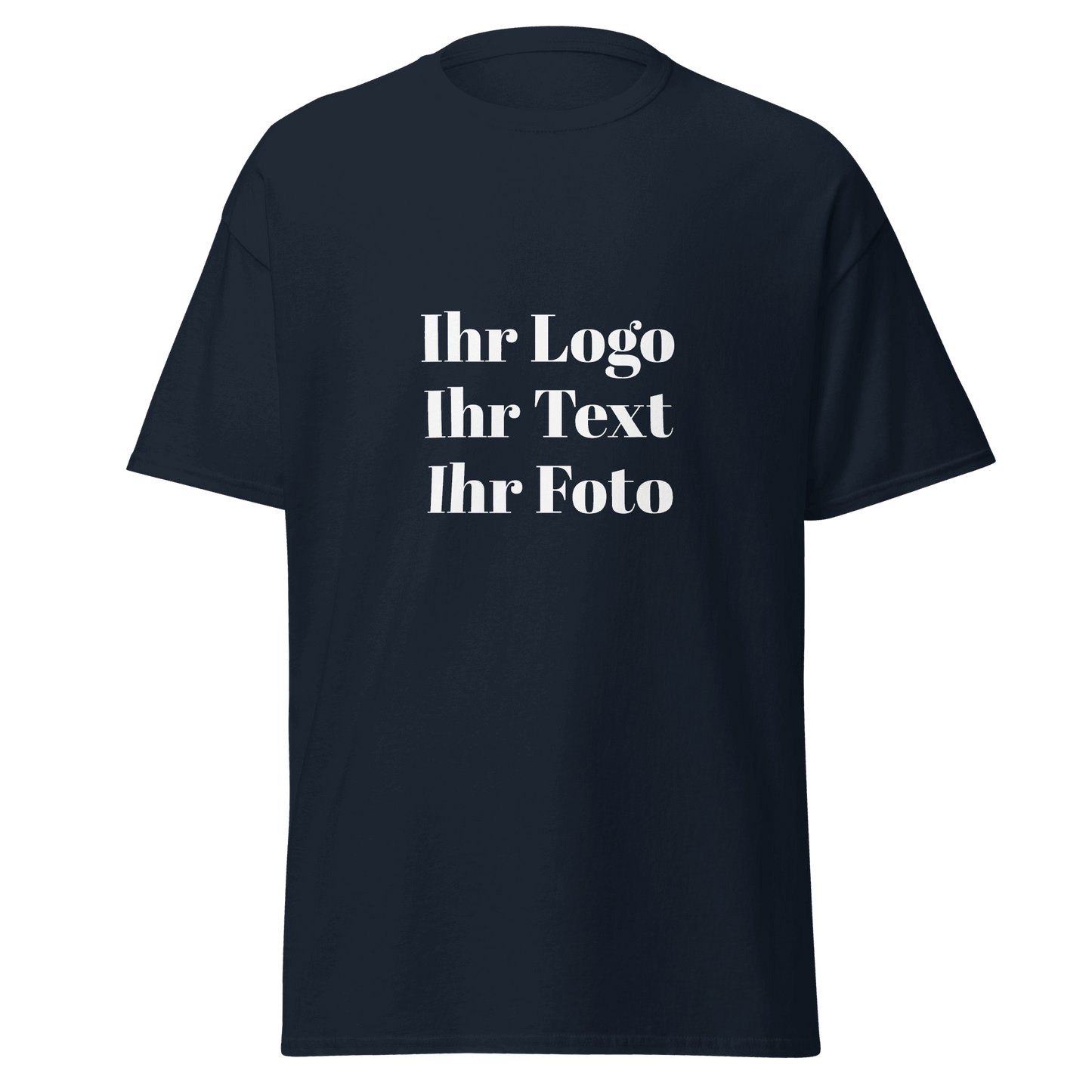 Unisex T-Shirt mit eigenem Aufdruck