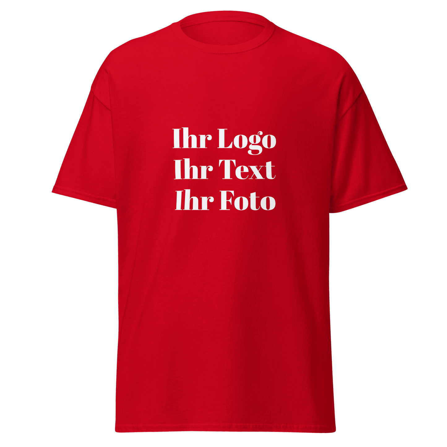 Unisex T-Shirt mit eigenem Aufdruck