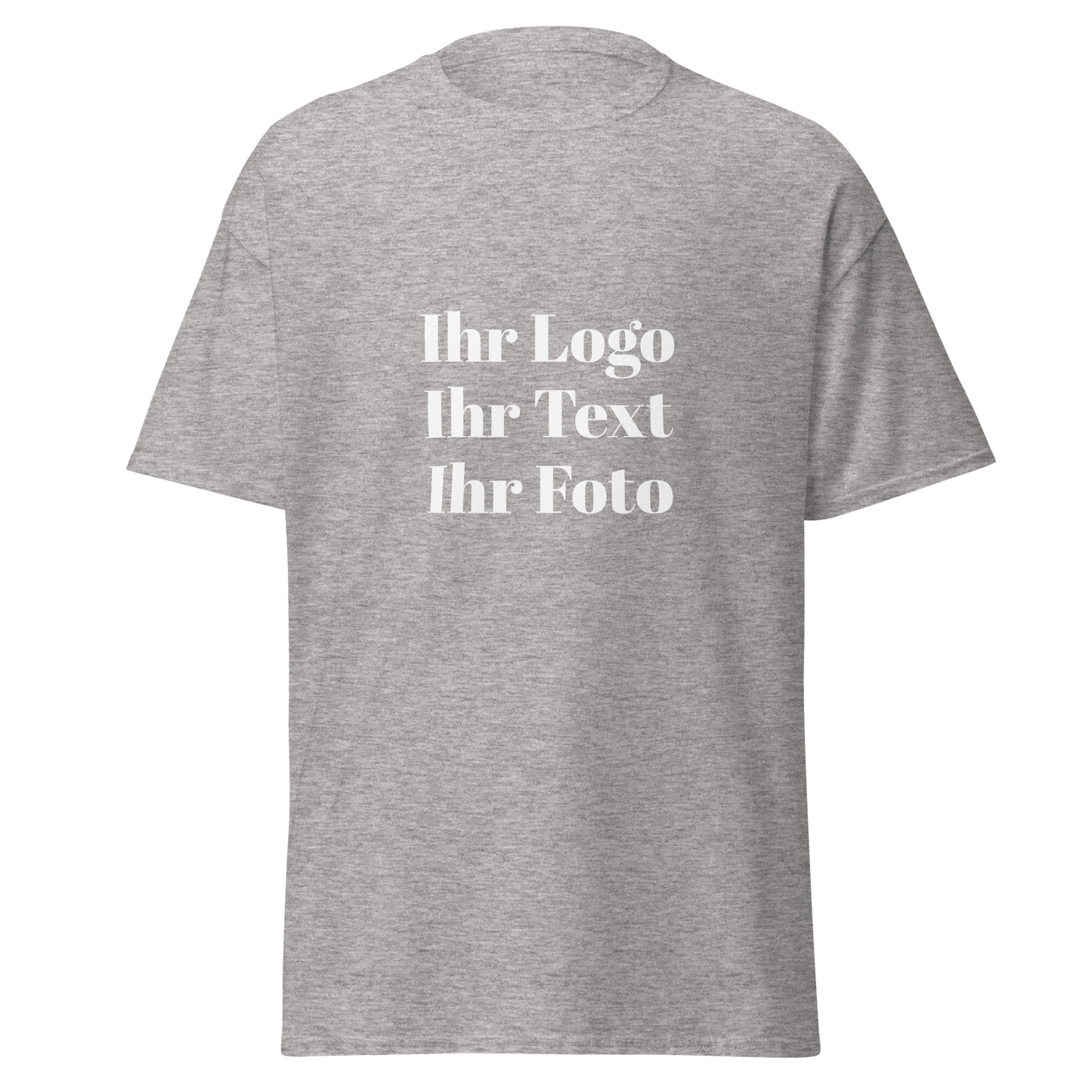 Unisex T-Shirt mit eigenem Aufdruck