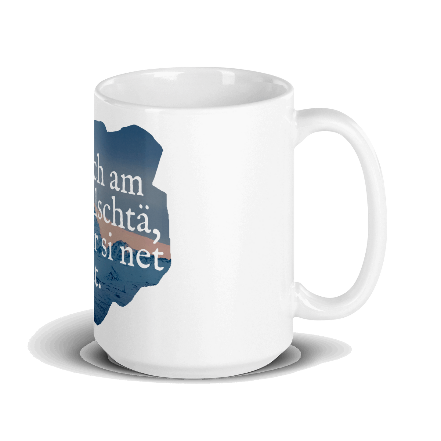 Kaffeetasse mit Spruch "Zeit ist am wertvollsten"