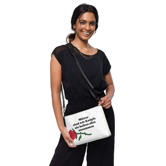 Handtasche mit Spruch Mütter sind wie Knöpfe