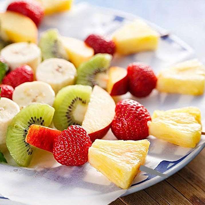 10er Set Edelstahl Grillspiesse - 38 cm