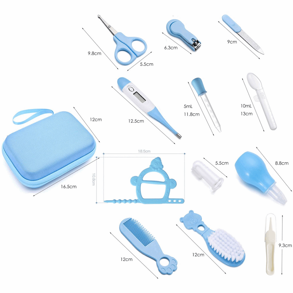 12-teiliges Babypflege Set mit Etui