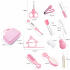 12-teiliges Babypflege Set mit Etui
