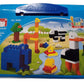 80-teiliges Zoo-Bausteine-Set für Vorschule und Kindergarten.