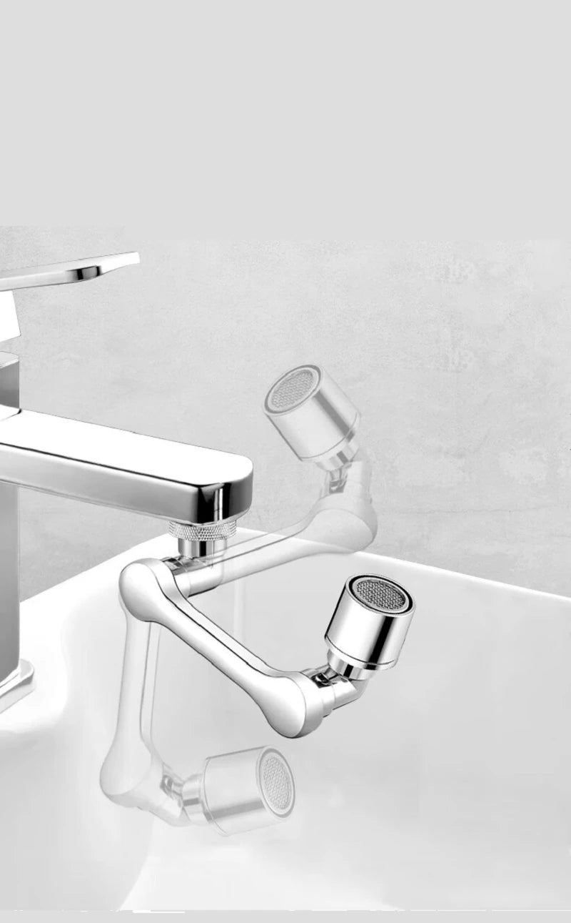 Bec pivotant pour un lavage confortable.