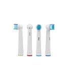 4er-Set Zahnbürstenköpfe kompatibel mit Oral-B, Dupont-Borsten