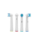 4er-Set Zahnbürstenköpfe kompatibel mit Oral-B, Dupont-Borsten