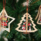 Christbaumschmuck-Set, das die Vielfalt der Motive Stern, Herz, Glocke, Tannenbaum und Geschenk präsentiert.