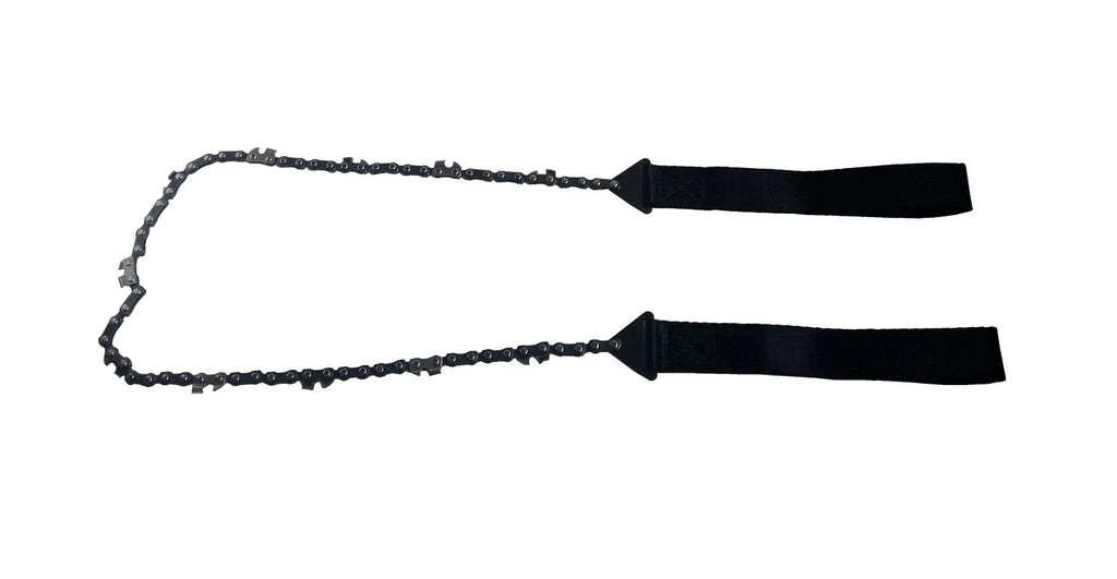 Handkettensäge 102 cm mit Carbonstahlkette und Nylongriff, leicht und handlich für Garten, Wald und Outdoor-Einsätze.