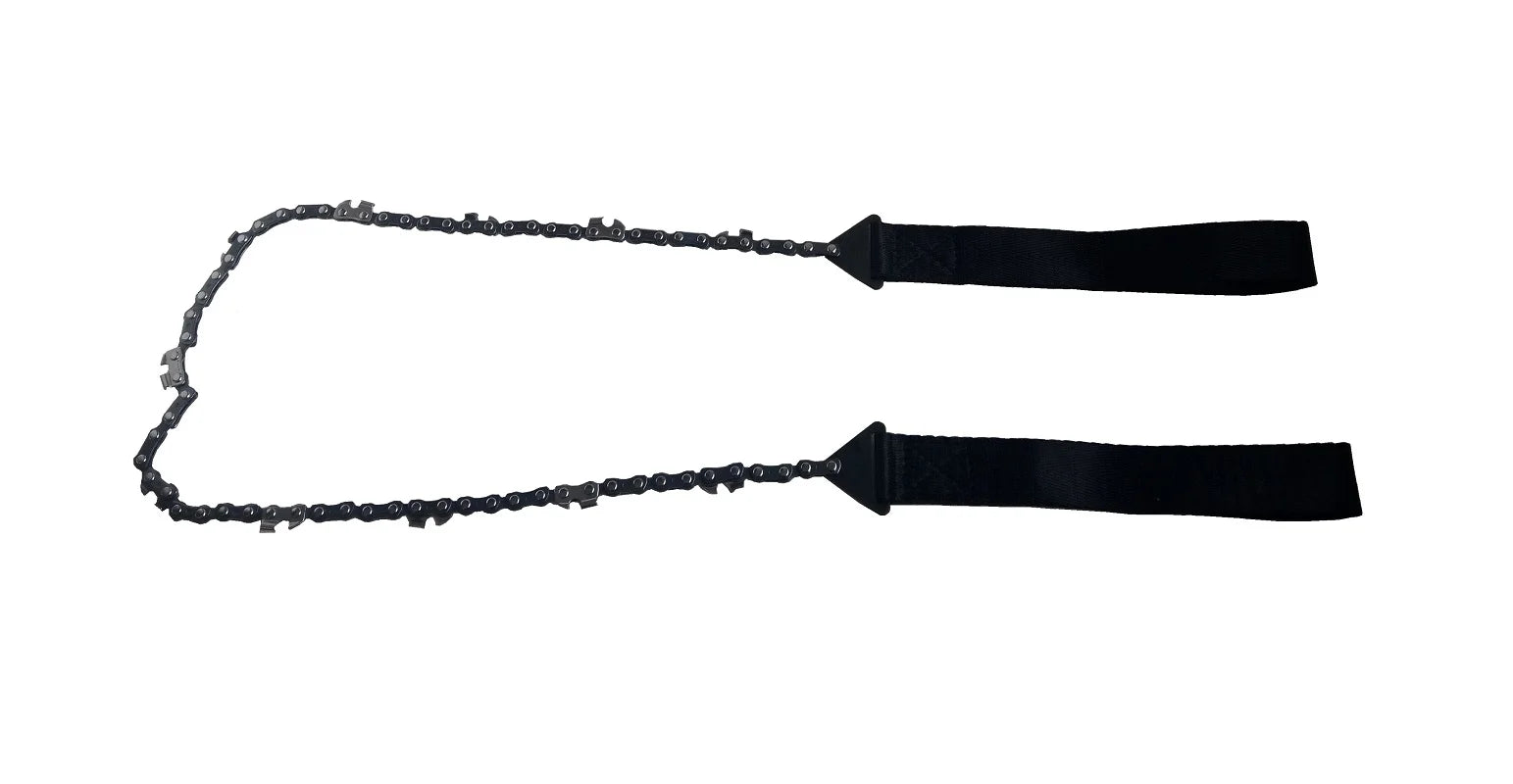 Handkettensäge 102 cm mit Carbonstahlkette und Nylongriff, leicht und handlich für Garten, Wald und Outdoor-Einsätze.