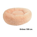 Hundebett Katzenbett Donutform - weiches Haustierbett für Hunde & Katzen