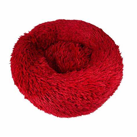 Hundebett Katzenbett Haustierbett rund in Donutform