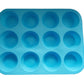 Silikon Backform 12 Muffin - 33 x 25 x 3 cm
