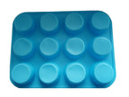 Silikon Backform 12 Muffin - 33 x 25 x 3 cm