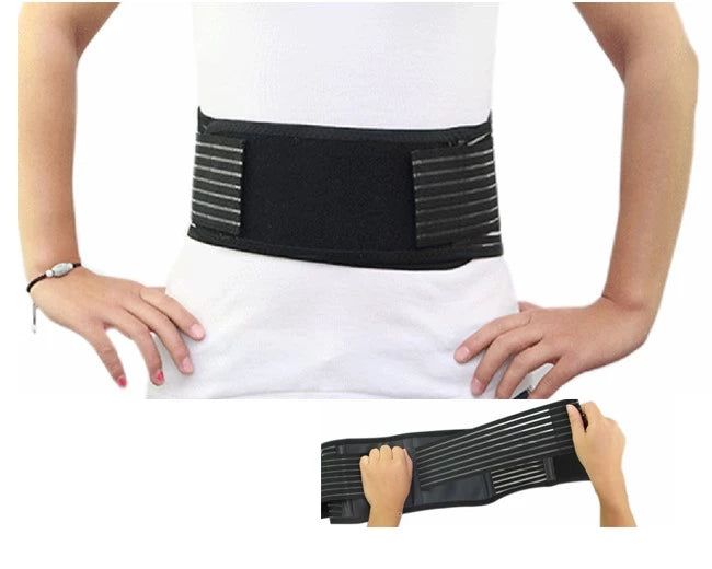 Atmungsaktiver Turmalin Wärmegürtel mit verstellbarem Klettverschluss