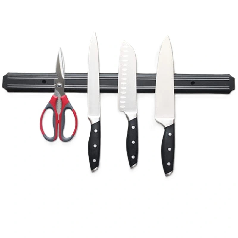 Magnetleiste für Küchenmesser 37,5 cm, stabile Wandbefestigung, praktische Aufbewahrung und Ordnung in der Küche, inkl. Schrauben und Dübel.