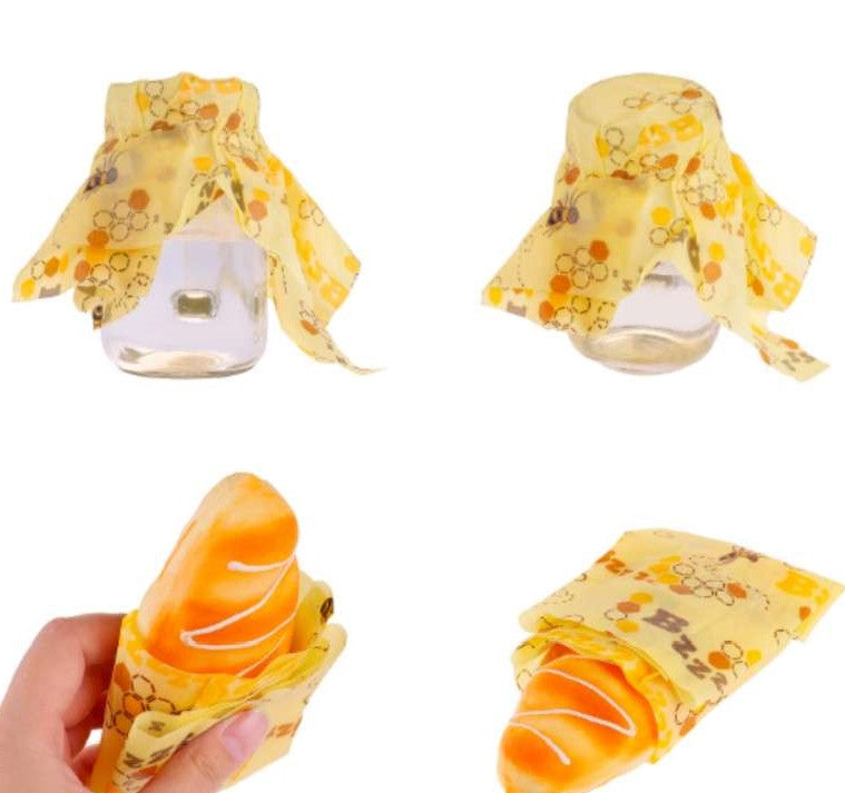 3er Set Bienenwachstücher