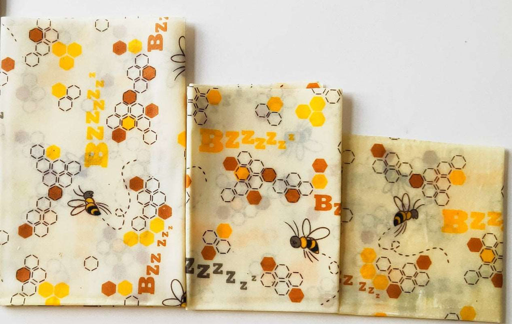 3er Set Bienenwachstücher