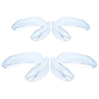 4 transparente Zahnschienen Mundschutz im Set - individuell anpassbar gegen Zähneknirschen – Dentalcare Zahnschutz