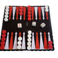 Klassisches Reise-Backgammon - leichtes, handliches Brettspiel im Beutel