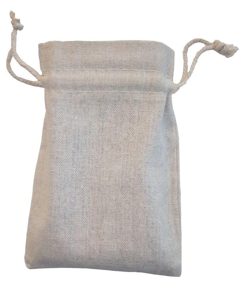 Reise-Backgammon mit magnetischen Spielsteinen - kompaktes Spiel im Leinensäckchen