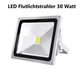 LED Flutlichtstrahler 30 Watt in Silber - wasserdicht IP65, hell wie Tageslicht für Aussenbereiche.
