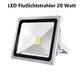 LED Flutlichtstrahler 20 Watt in Silber - wetterfeste Aussenleuchte mit IP65 Schutz, helles Tageslichtweiss.