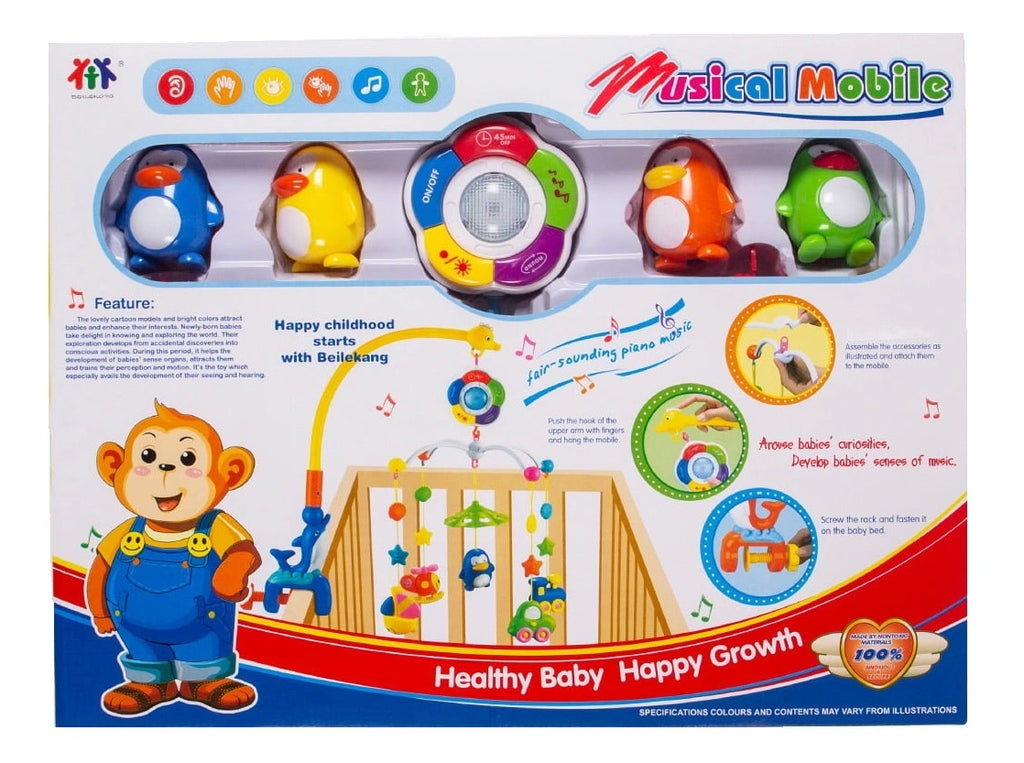 Musik Mobile für Babys mit 360-Grad-Drehung und Klaviermusik