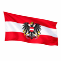 Österreich Fahne mit Bundesadler 150 x 90 cm