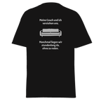 Maglietta unisex con la scritta "Il mio divano e io"