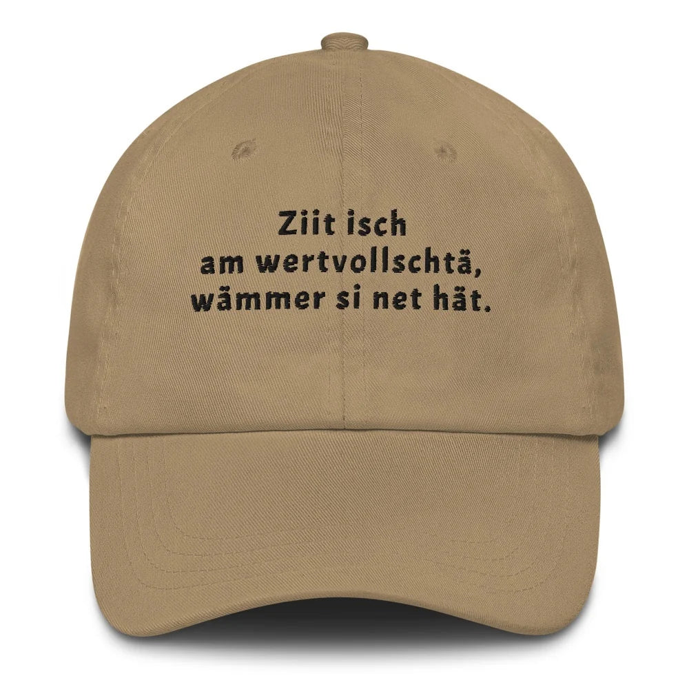 Casquette de baseball avec slogan comme accessoire lifestyle.