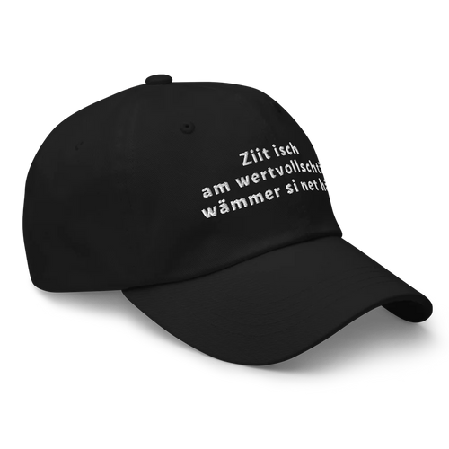 Statement Baseballcap mit inspirierendem Schriftzug.