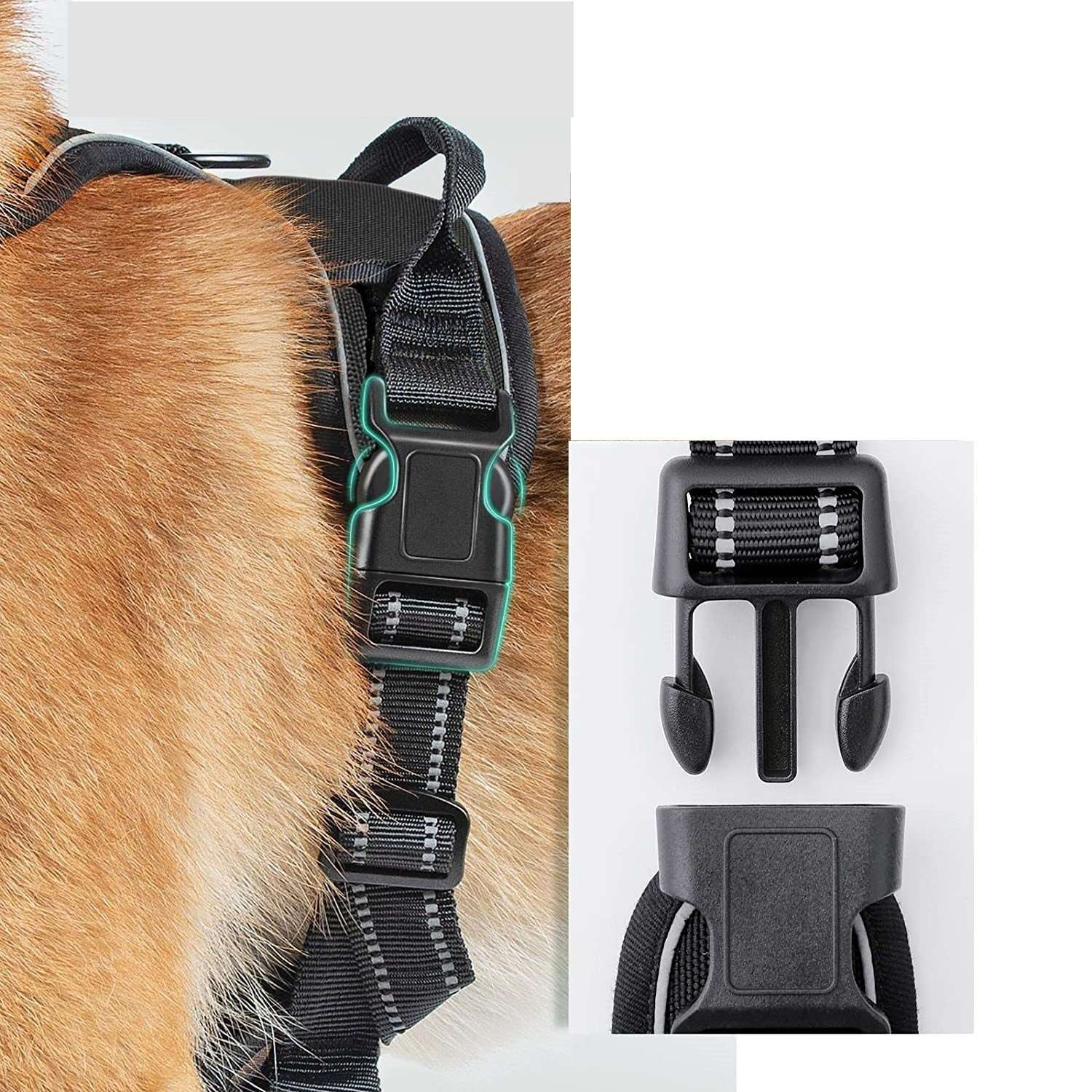 Hundegeschirr mit 2 Ringen