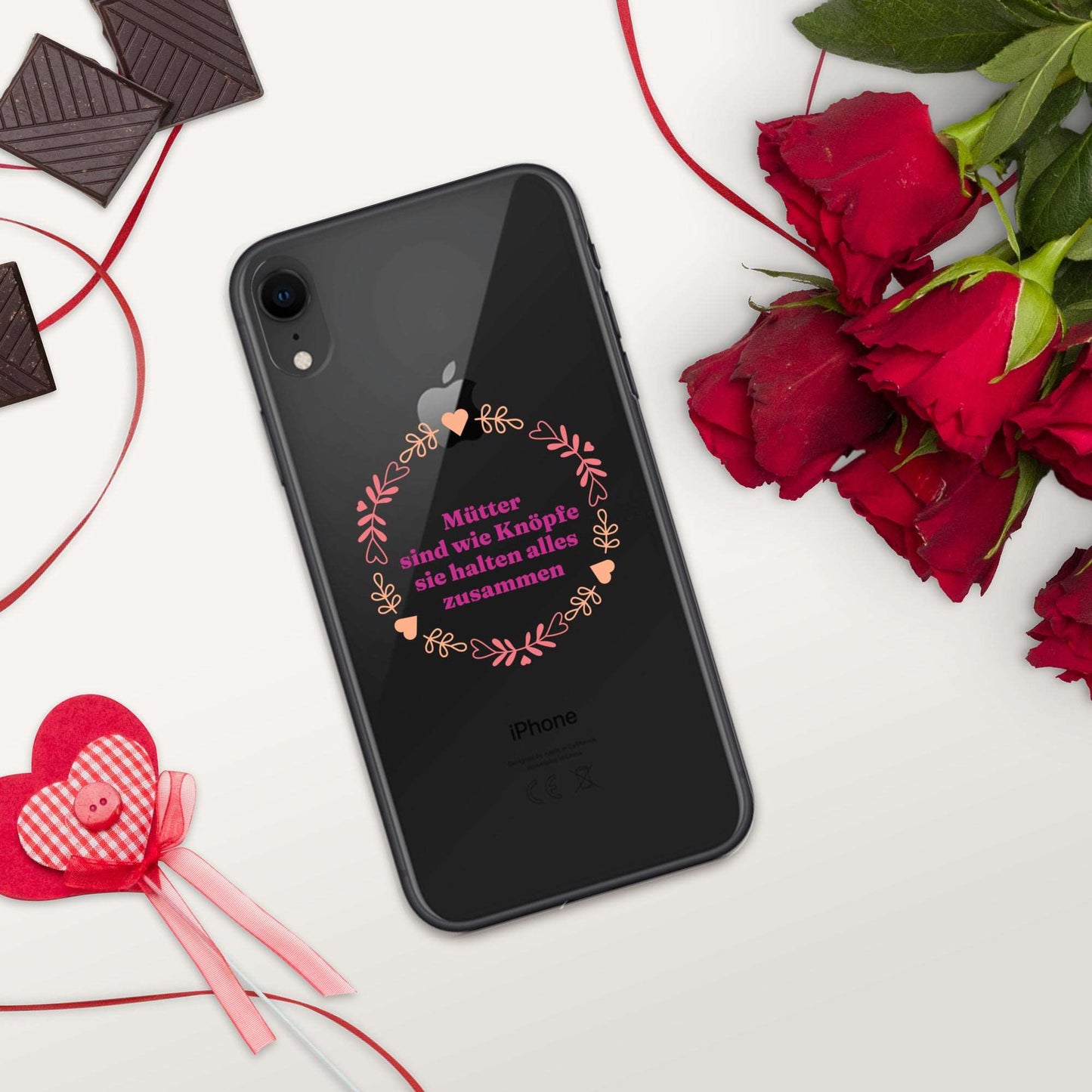 iPhone Hülle mit Spruch Mütter sind wie Knöpfe