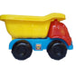 Bunter Sandspielzeug-Lastwagen mit Kippmulde für den Sandkasten