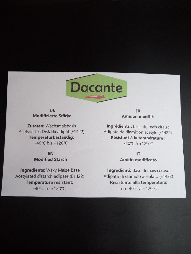 Modifizierte Stärke 500 g ( Dacante )