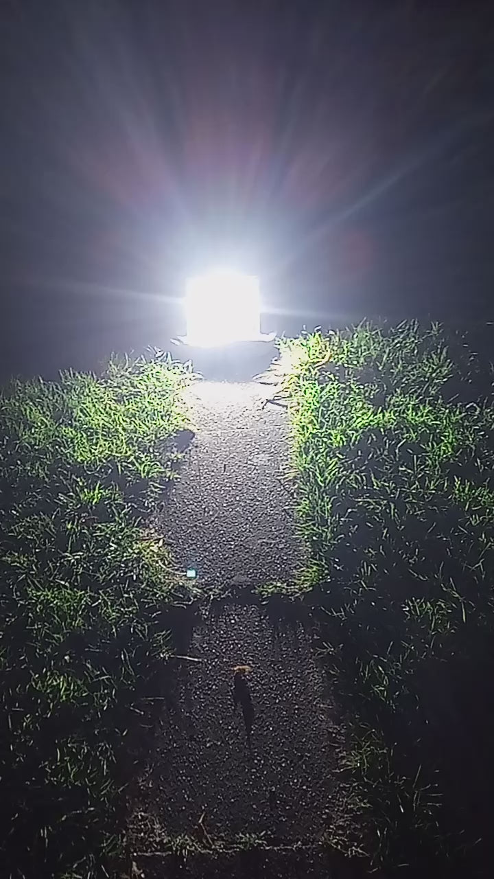 Silberner LED Flutlichtstrahler 30 Watt - starke Leuchtkraft mit tageslichtweissem Licht.