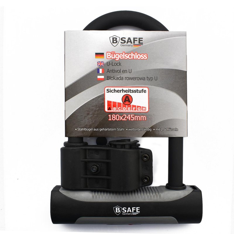 Velo Bügelschloss mit Halterung