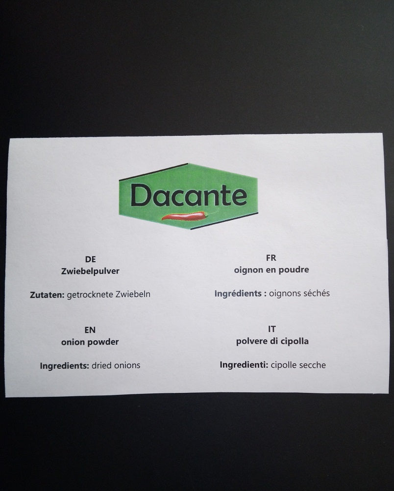 Zwiebelpulver 500 g ( Dacante )